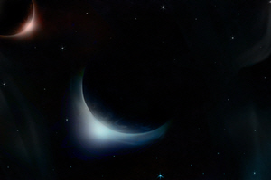 lights in space graphic